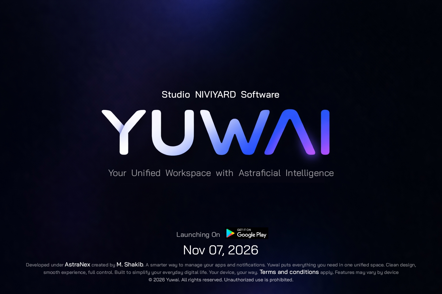 Yuwai Notification Manager screenshot